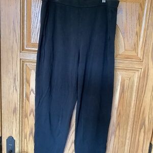 JJILL wide leg black pants with pockets!